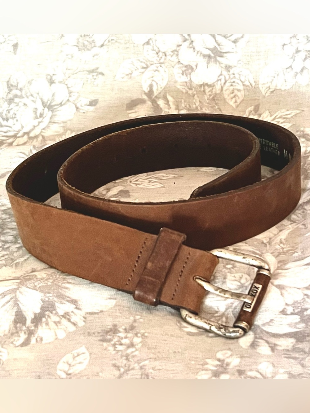 Vintage Bootlegger Brown Genuine Leather Belt Made in Canada - Size M